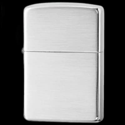 定番モデルZippo #200 ブラッシュクロームの本体写真